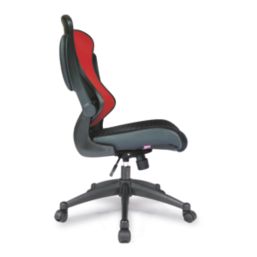 Nautilus Designs Mercury 2 Medium Back Executive Chair Red