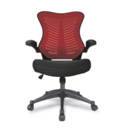 Nautilus Designs Mercury 2 Medium Back Executive Chair Red