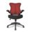 Nautilus Designs Mercury 2 Medium Back Executive Chair Red