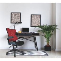 Nautilus Designs Mercury 2 Medium Back Executive Chair Red