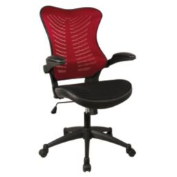 Nautilus Designs Mercury 2 Medium Back Executive Chair Red