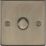 Knightsbridge  1-Gang 2-Way LED Intelligent Dimmer Switch  Antique Brass
