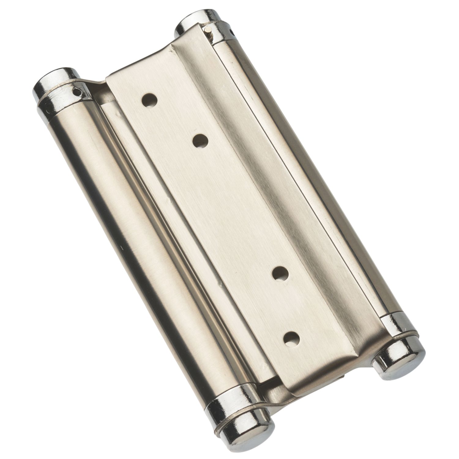 Smith & Locke Satin Nickel Spring Hinge 150mm x 153mm (747PY)