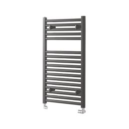Towelrads 800mm x 400mm 1078BTU Anthracite Flat  Towel Radiator
