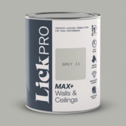 LickPro Max+ 1Ltr Grey 11 Matt Emulsion  Paint