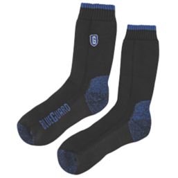 SockShop Blueguard Anti-Abrasion Durability Socks Black 9-11 1 Pair