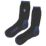 SockShop Blueguard Anti-Abrasion Durability Socks Black 9-11 1 Pair