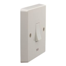 Crabtree Capital 20A 1-Gang DP Hob Switch White