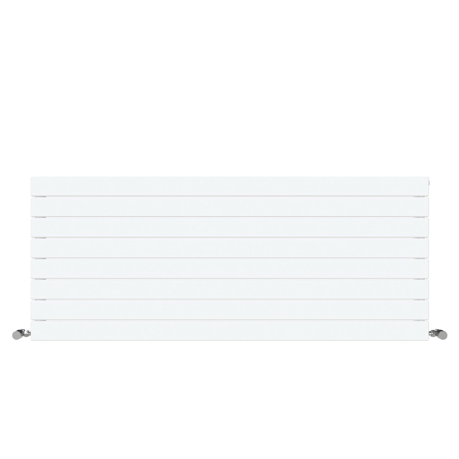 Flomasta 578mm x 1400mm 2910BTU White Horizontal Designer Radiator (7486G)
