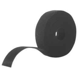 Velcro Brand Black Self-Gripping Ties 5m x 30mm - Screwfix