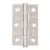 Eclipse  Polished Chrome Grade 7 Fire Rated Ball Bearing Hinges 76mm x 51mm 2 Pack
