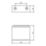 Essentials Pequin Strip Cabinet Handle Brushed Nickel 50mm 2 Pieces