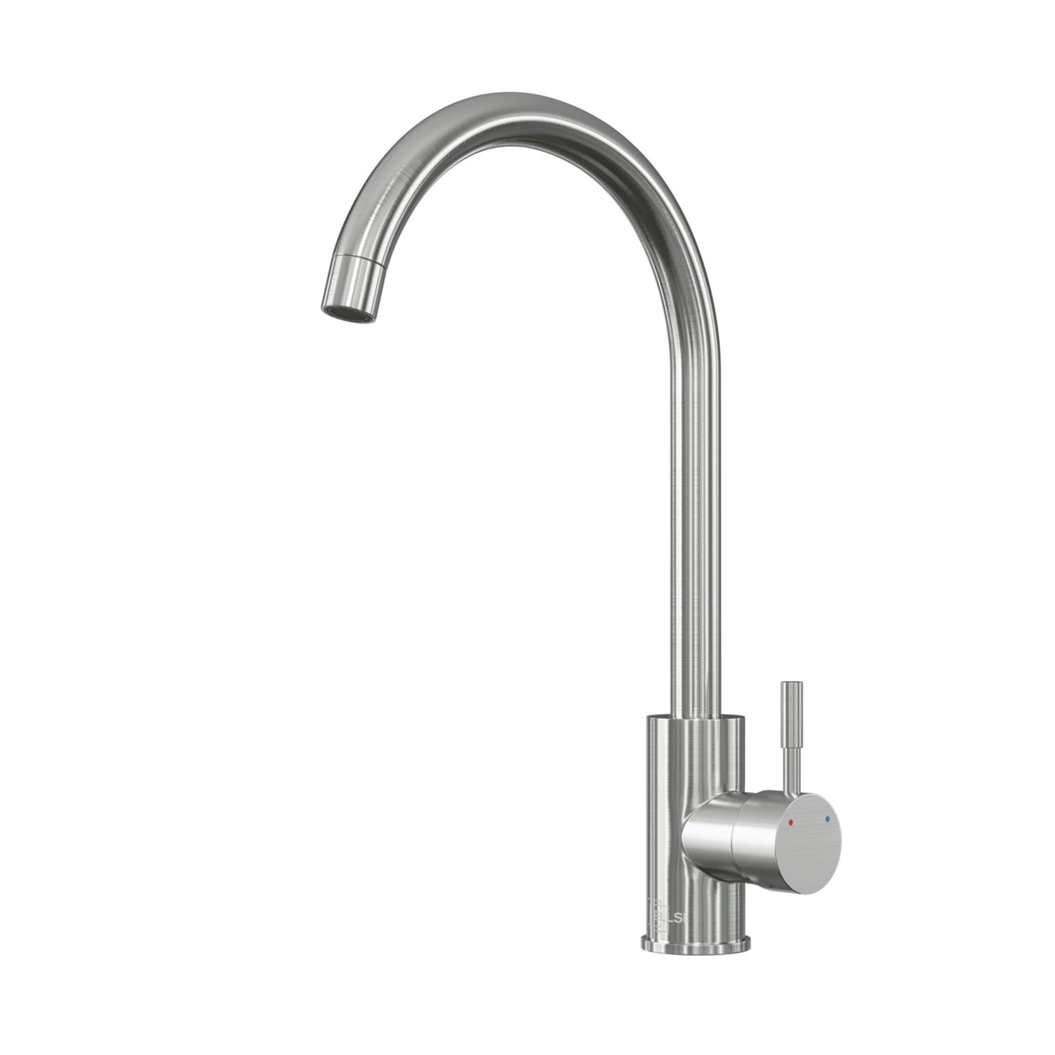 ETAL Tivoli Single Lever Kitchen Mixer Tap Brushed Steel Finish (748AF)