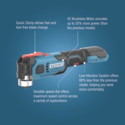 Erbauer  18V 3 x 4.0Ah Li-Ion EXT Brushless Cordless 6-Piece Kit