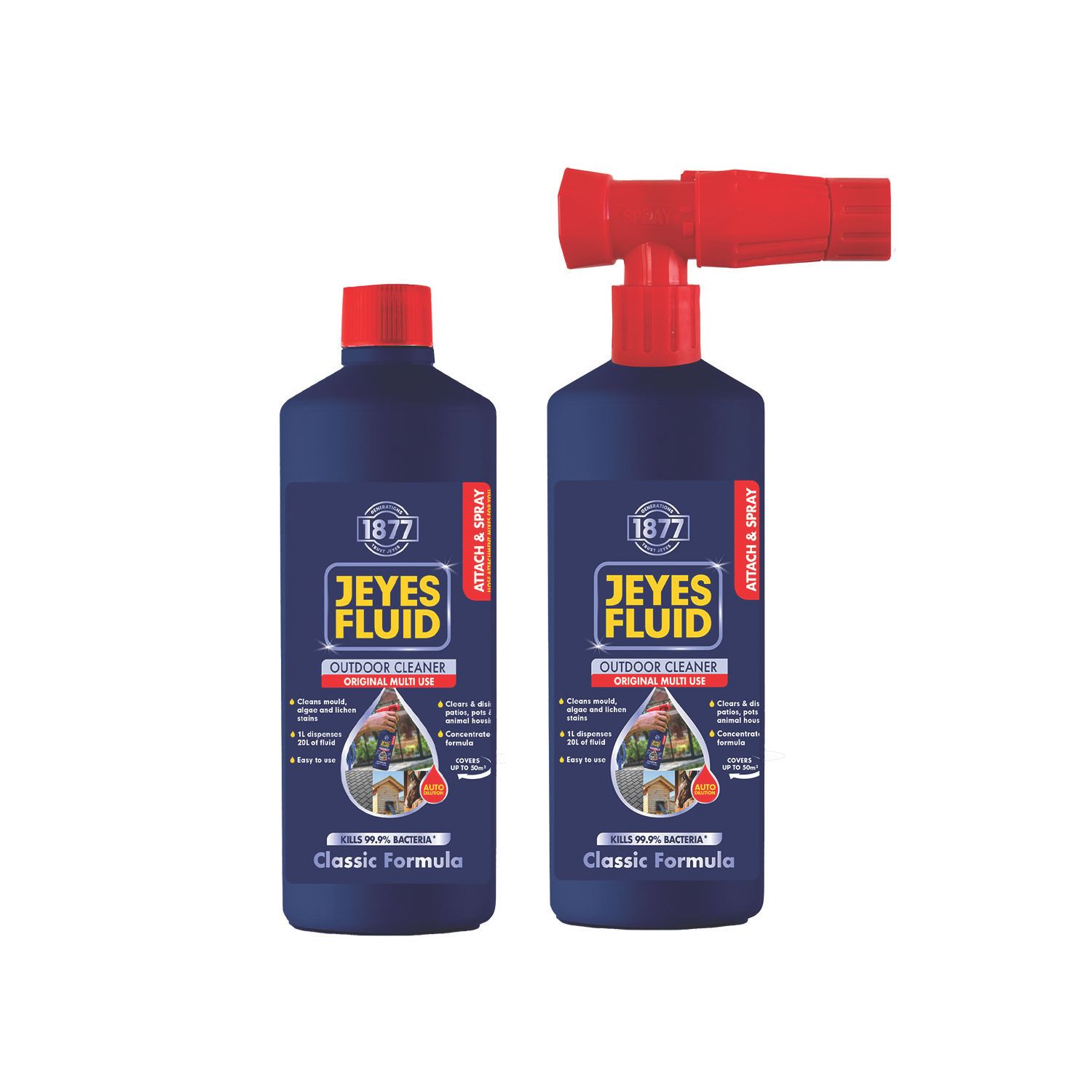 Jeyes Classic Attach & Spray Outdoor Disinfectant 2Ltr (748AW)