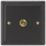 Varilight  10A 1-Gang 2-Way Light Switch  Georgian Black