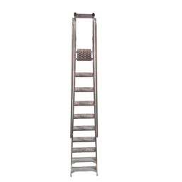 Lyte Aluminium 3.25m 10 Step Platform Step Ladder With Handrail