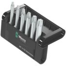 Wera Bit-Check 6 TX Universal 1 1/4" Hex Shank TX Bit Set 6 Pieces