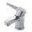 Highlife Bathrooms Etive Chrome 107.5mm Cloakroom Lever Mono Basin Mixer Tap  With Clicker Waste