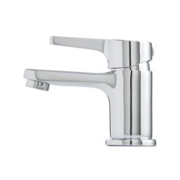 Highlife Bathrooms Etive Chrome 107.5mm Cloakroom Lever Mono Basin Mixer Tap  With Clicker Waste