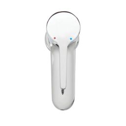 Highlife Bathrooms Etive Chrome 107.5mm Cloakroom Lever Mono Basin Mixer Tap  With Clicker Waste