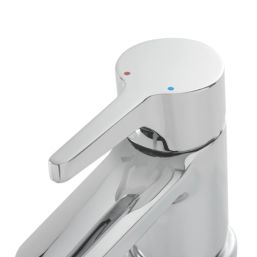 Highlife Bathrooms Etive Chrome 107.5mm Cloakroom Lever Mono Basin Mixer Tap  With Clicker Waste