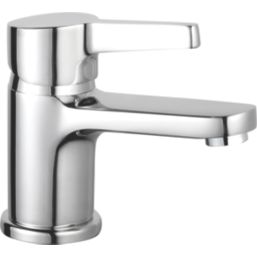 Highlife Bathrooms Etive Chrome 107.5mm Cloakroom Lever Mono Basin Mixer Tap  With Clicker Waste