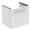 Ideal Standard i.life S Wall Hung Vanity Unit with Chrome Handle & Basin Matt White 500mm x 375mm x 440mm