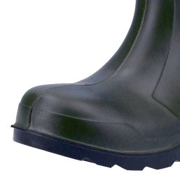 Dunlop Purofort Professional   Safety Wellies Green Size 12