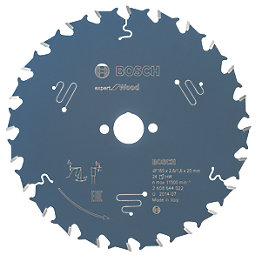 Bosch Expert Wood Circular Saw Blade 165mm x 20mm 24T