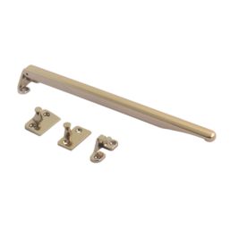 Fab & Fix Classic Non-Locking Window Stay Bar Polished Gold 280mm
