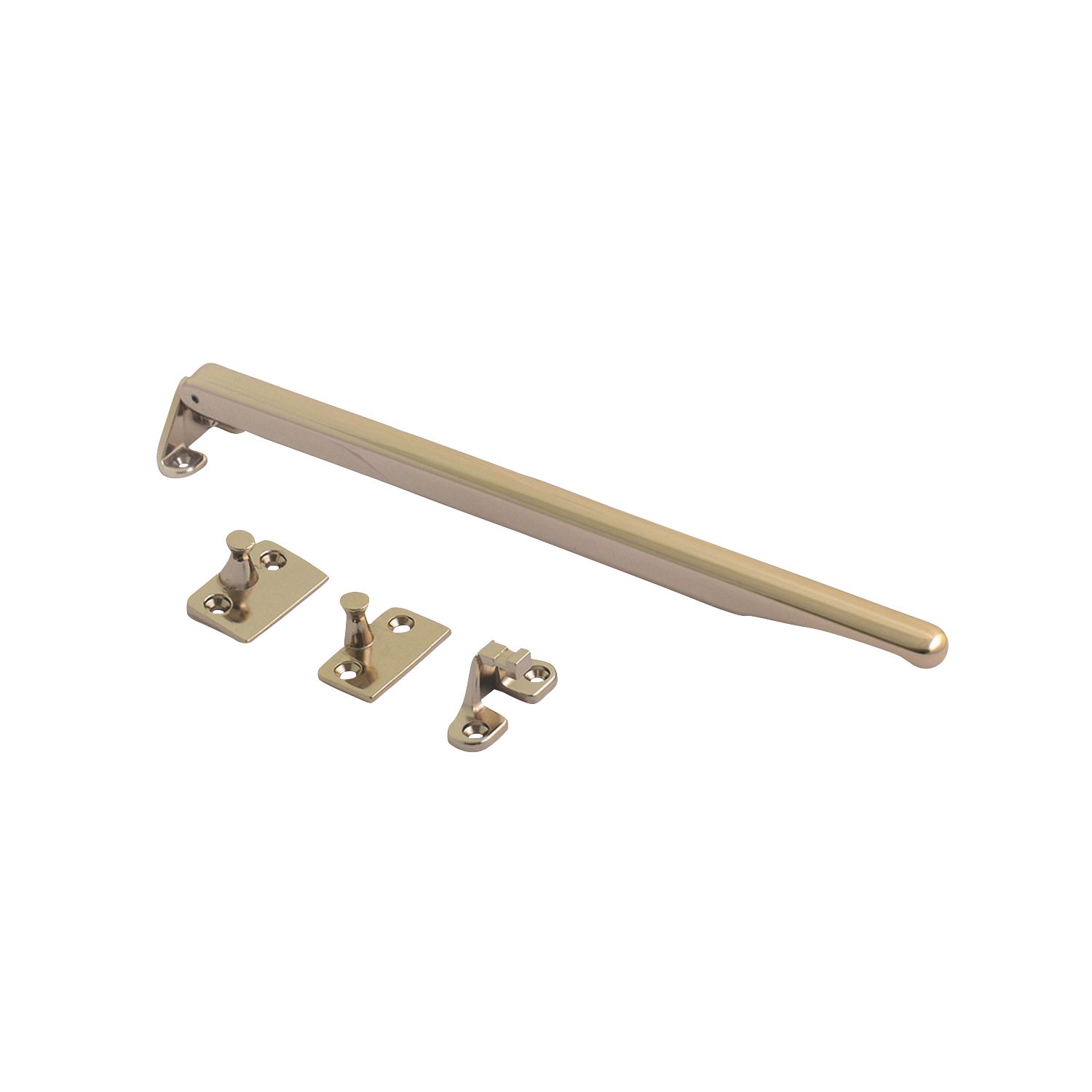 Fab & Fix Classic Non-Locking Window Stay Bar Polished Gold 280mm (748KR)