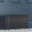 Arroll Edwardian 450mm x 906mm 2808BTU Anthracite Horizontal Designer Radiator