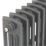 Arroll Edwardian 450mm x 906mm 2808BTU Anthracite Horizontal Designer Radiator