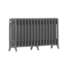 Arroll Edwardian 450mm x 906mm 2808BTU Anthracite Horizontal Designer Radiator