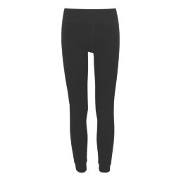 Regatta Fleece Womens Thermal Stretch Leggings Black One Size