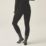 Regatta Fleece Womens Thermal Stretch Leggings Black One Size
