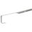 Unika Butt Joint Brushed Silver 630mm x 30mm