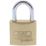 Sterling  Brass Keyed Alike  Long Shackle  Padlocks 30mm 3 Pack