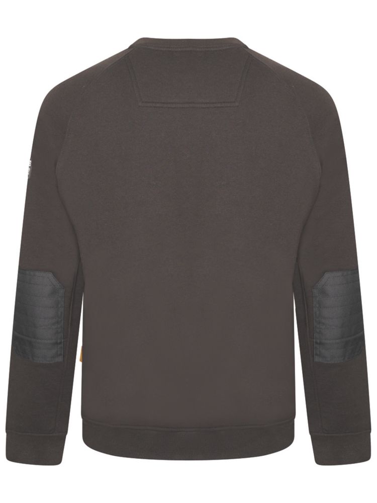 Reebok Felpa Pullover Crew Vector Da Uomo, Grigio, Medio