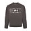 JCB Trade Crew Sweatshirt Black Large 42-44" Chest