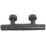 Highlife Bathrooms Argyll Exposed Single Outlet Thermostatic Matt Black Bar Shower Valve