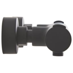 Highlife Bathrooms Argyll Exposed Single Outlet Thermostatic Matt Black Bar Shower Valve