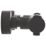 Highlife Bathrooms Argyll Exposed Single Outlet Thermostatic Matt Black Bar Shower Valve