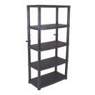 Essentials  5-Tier Plastic Garage Shelving Unit 850mm x 400mm x 1900mm