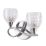 Quay Design Isabella LED Twin Wall Light Chrome 2.5W 200lm