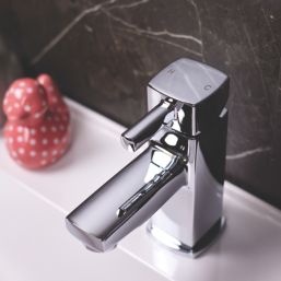 ETAL Ella Chrome 138mm Cloakroom Lever Mono Basin Mixer Tap