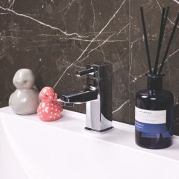 ETAL Ella Chrome 138mm Cloakroom Lever Mono Basin Mixer Tap