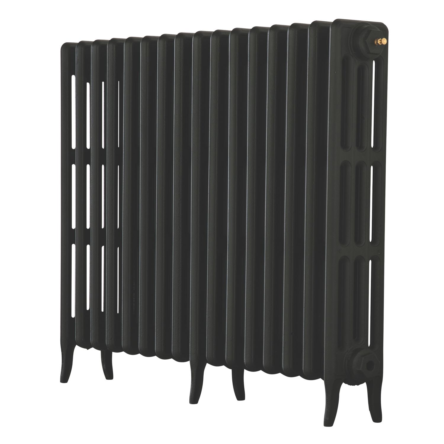 Arroll 760mm x 994mm 4961BTU Black Cast Iron 4 Column Radiator (7490F)