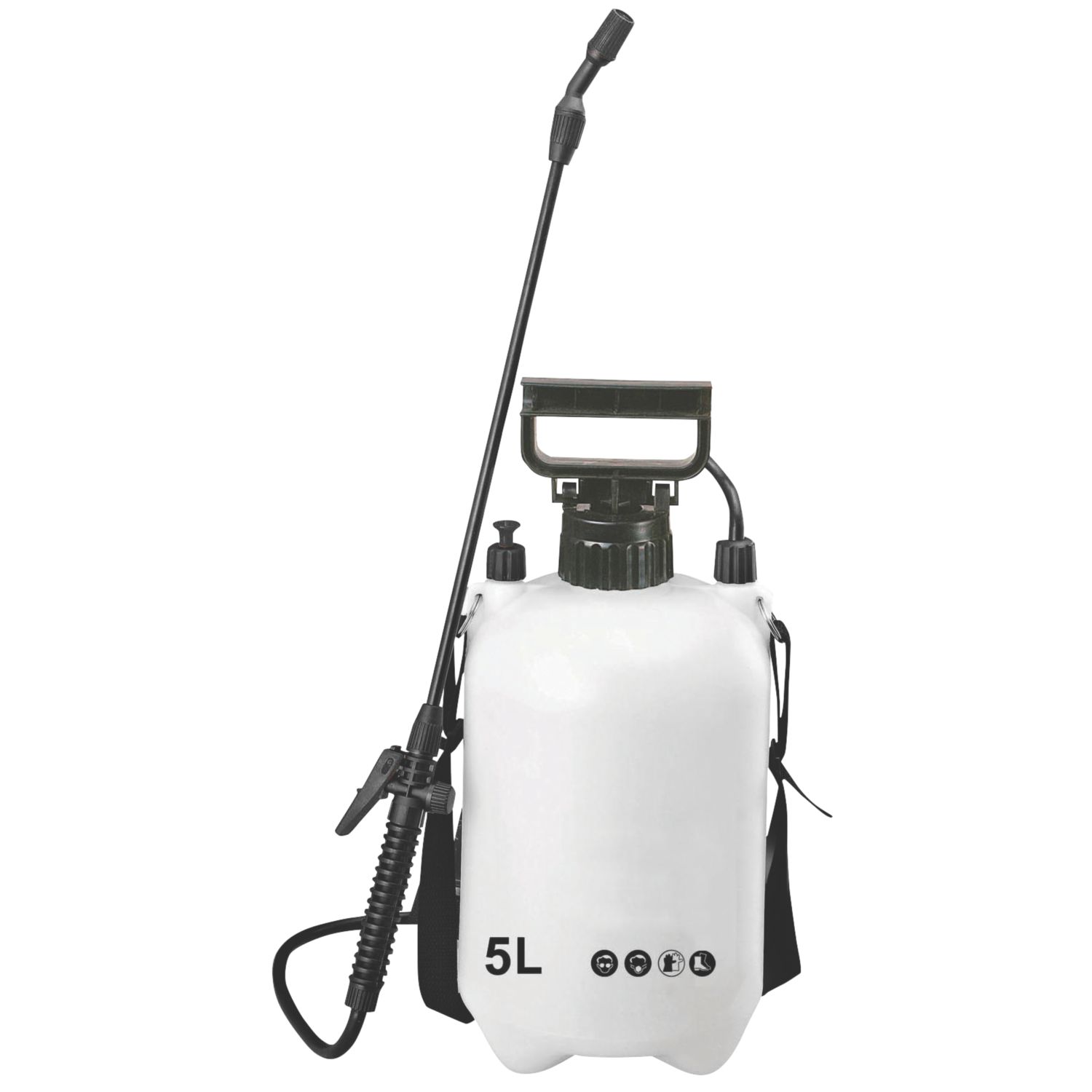 Essentials White/Black Pressure Sprayer 5Ltr (7490X)